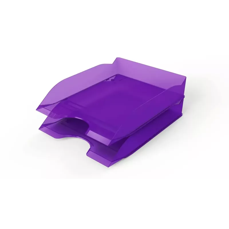 Patikimas Basic Purple Durable Basic A4 laiškų ir popieriaus laikymo dėklas
