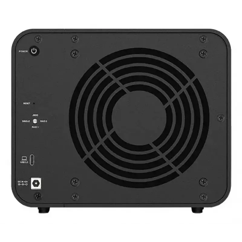 TerraMaster D8 HYBRID disko masyvas Stalinio tipo Juoda 4 vietų HDD SSD