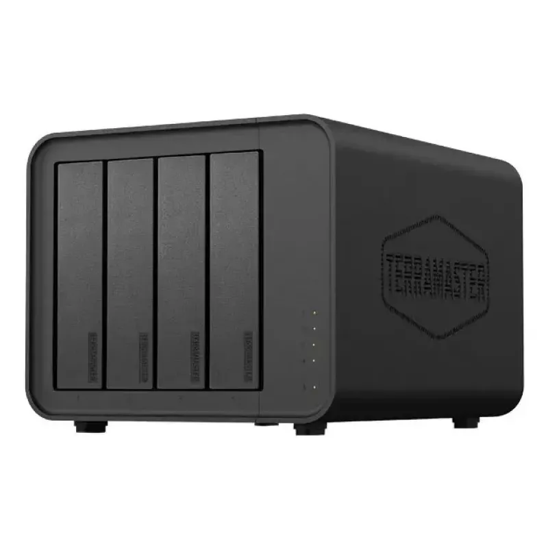 TerraMaster D8 HYBRID disko masyvas Stalinio tipo Juoda 4 vietų HDD SSD