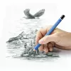 Pieštukas Staedtler 100J 2B, mėlynas lakas, 5,3 mm grafito strypelis, 1 vnt.
