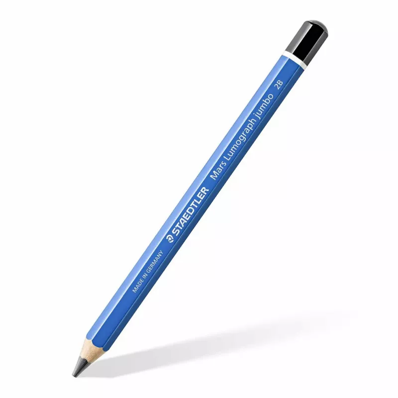 Pieštukas Staedtler 100J 2B, mėlynas lakas, 5,3 mm grafito strypelis, 1 vnt.
