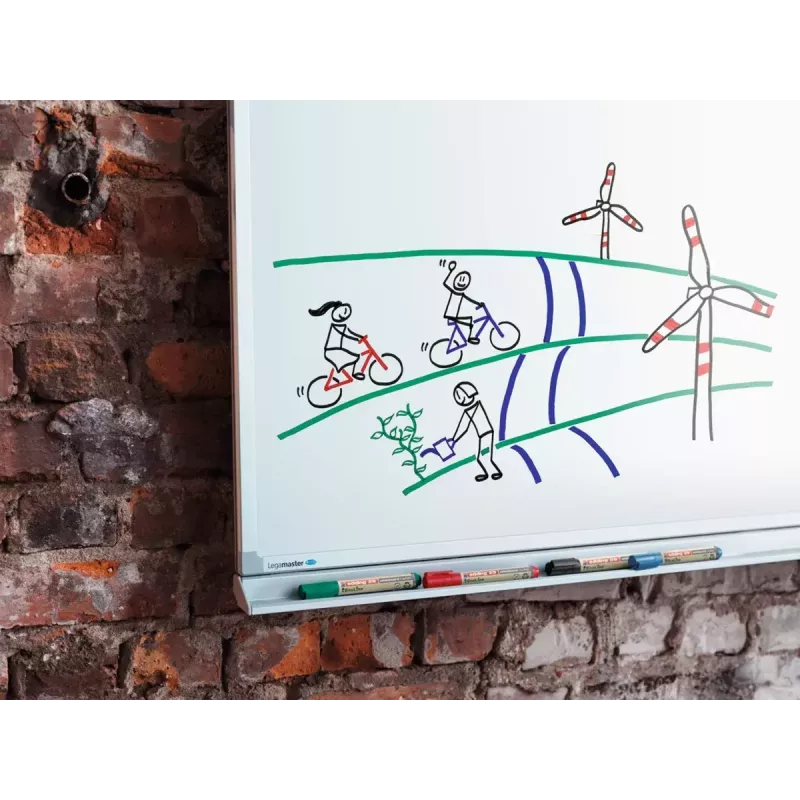 Marker Edding EcoLine 29 4 vnt. Smailusis galas Juoda Mėlyna Žalia Raudona