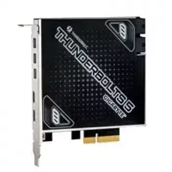Išplėtimo plokštė GIGABYTE Thunderbolt 5 PCIe 4.0 x4 su 3× Mini-DisplayPort įvestimis
