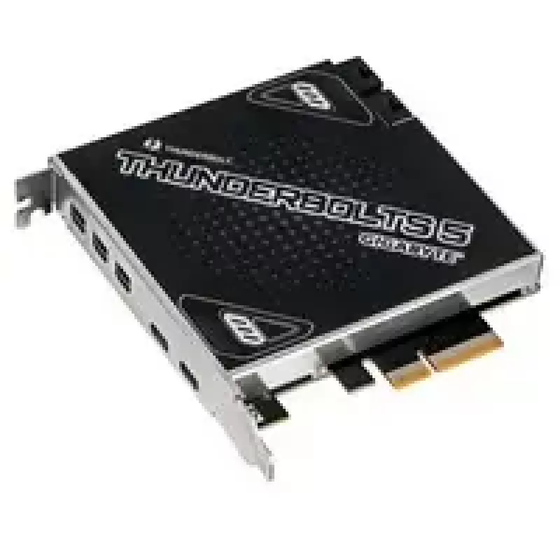 Išplėtimo plokštė GIGABYTE Thunderbolt 5 PCIe 4.0 x4 su 3× Mini-DisplayPort įvestimis