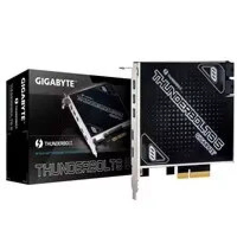 Išplėtimo plokštė GIGABYTE Thunderbolt 5 PCIe 4.0 x4 su 3× Mini-DisplayPort įvestimis