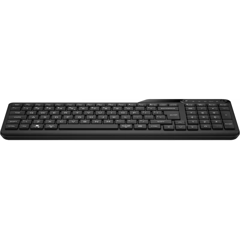Belaidė viso dydžio klaviatūra HP 475 — dviejų režimų RF belaidė + Bluetooth, membraninė, juoda