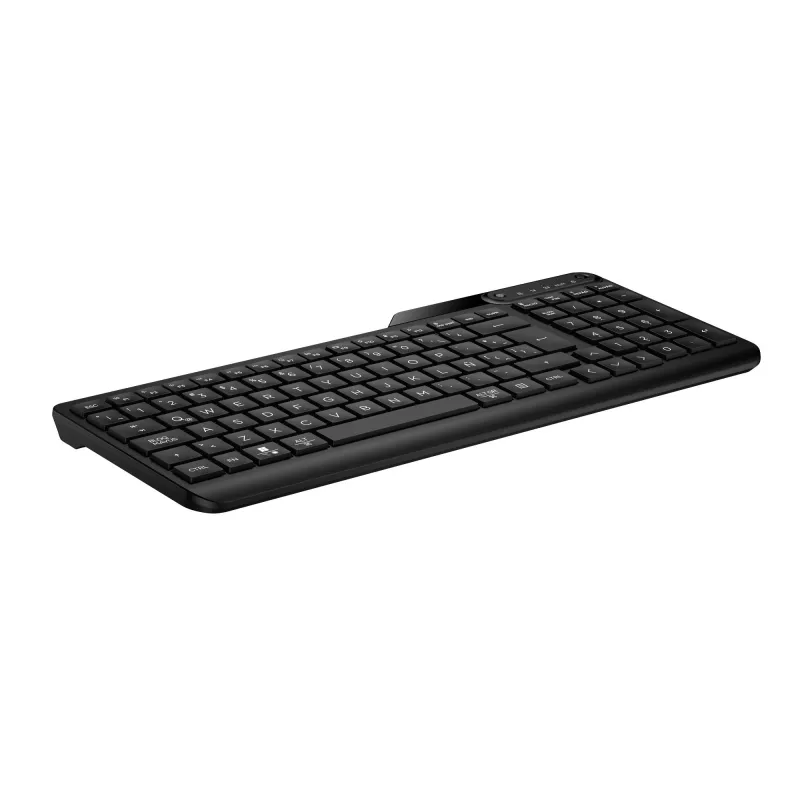 Belaidė viso dydžio klaviatūra HP 475 — dviejų režimų RF belaidė + Bluetooth, membraninė, juoda