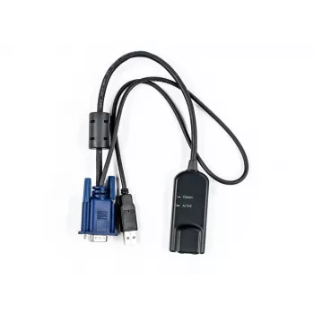 Vertiv Avocent MPUIQ-VMCHS kabelio sąsajos / lyties adapteris VGA (D-Sub) USB 2.0 juoda, mėlyna
