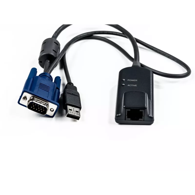 Vertiv Avocent MPUIQ-VMCHS kabelio sąsajos / lyties adapteris VGA (D-Sub) USB 2.0 juoda, mėlyna