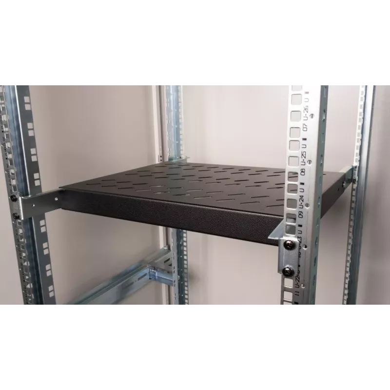 Stovo lentyna Equip Variable Shelf 19' 1U 350MM juoda