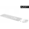 HP 650 belaidis klaviatūros ir pelės rinkinys, pilno dydžio, membraninis, baltas