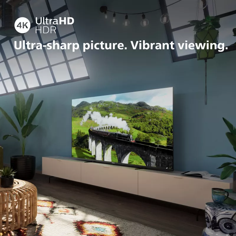 Philips 7600 serijos 75PUS7608/12 TV 190,5 cm (75 colių) 4K Ultra HD išmanusis televizorius Wi-Fi antracito, pilka