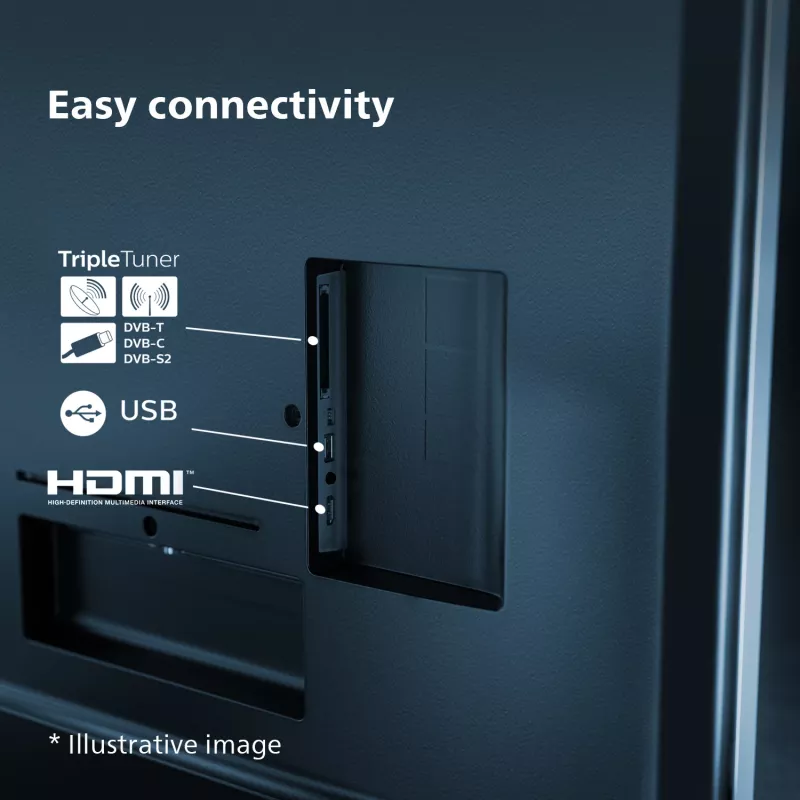 Philips 7600 serijos 75PUS7608/12 TV 190,5 cm (75 colių) 4K Ultra HD išmanusis televizorius Wi-Fi antracito, pilka