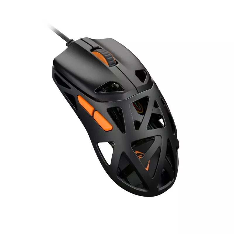 Žaidimų pelė DELTACO DM360 Ultra-Lightweight 47 g, 12 400 DPI, 3327 jutiklis