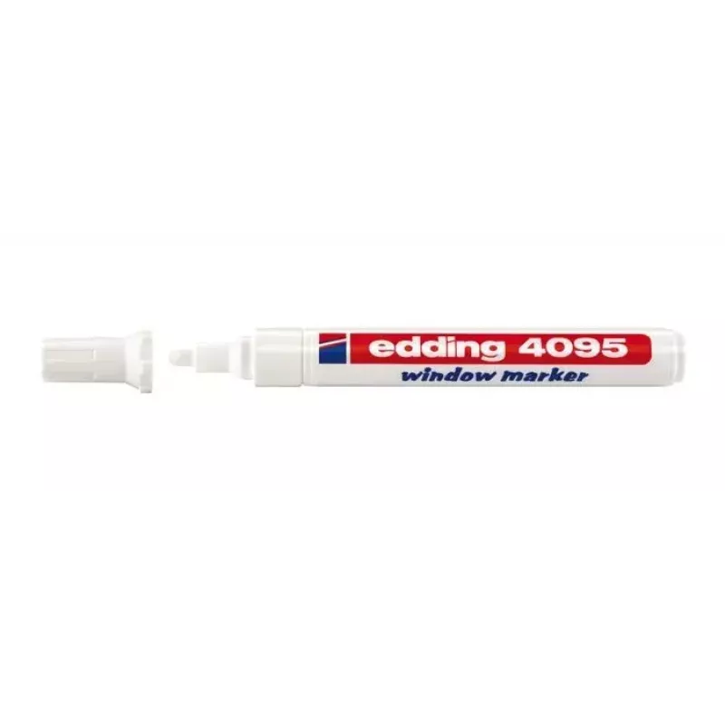 Kreidos žymeklis Edding 4095 baltas 10 vnt.