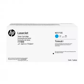 HP W2171ZC žydra sutartinė originali LaserJet tonerio kasetė, žydra, 1 vnt.