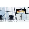 Techly ICA-TR46 multimedijos vežimėlis/stovas juodas plokščiaekraniams