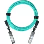 Optical AOC kabelis BlueOptics SFP28-AOC-25M-BR-BO — 25 m SFP28 to SFP28, male/male, mėtinė