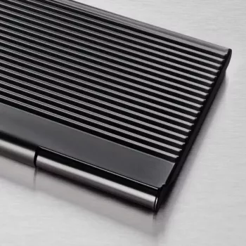 Vizitinių laikiklis Sigel VZ134 metalinis juodas