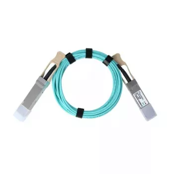 AOC QSFP56 į QSFP56 BlueOptics BO070703W5M-BO 5 m žydras šviesolaidinis InfiniBand kabelis