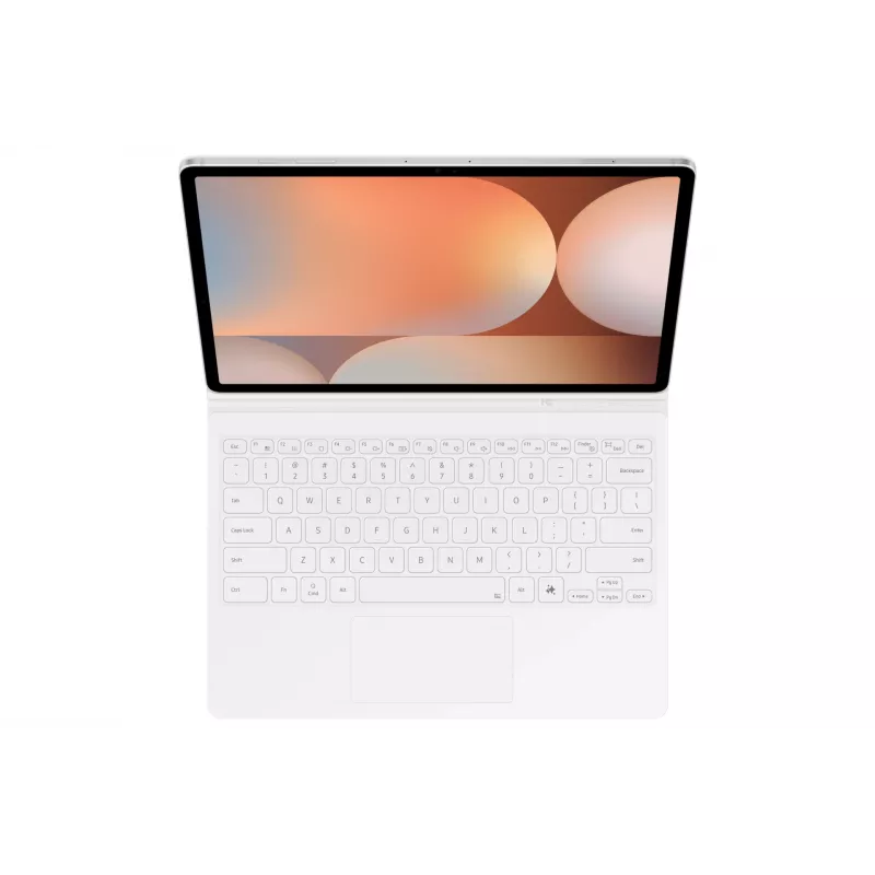 Atverčiamas dėklas Samsung EF-DX825, skirtas Galaxy Tab S10+ S9+ S9 FE 12.4 colio, baltas