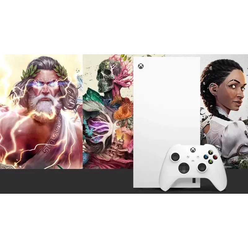 Žaidimų konsolė Microsoft Xbox Series X Digital Edition — 1 TB SSD, 4K, Wi‑Fi, Ethernet, balta