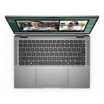 DELL Latitude 7450 2-in-1 Intel Core Ultra 7 165U Hybrid (2-in-1) 35.6 cm (14 col.) jutiklinis ekranas Full HD+ 16 GB LPDDR5x-SDRAM 512 GB SSD Wi-Fi 7 (802.11be) Windows 11 Pro English Pilka