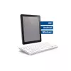 ACT nešiojamoji Bluetooth klaviatūra Azerty/BE išdėstymas Belaidė Balta 75%