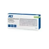 ACT nešiojamoji Bluetooth klaviatūra Azerty/BE išdėstymas Belaidė Balta 75%