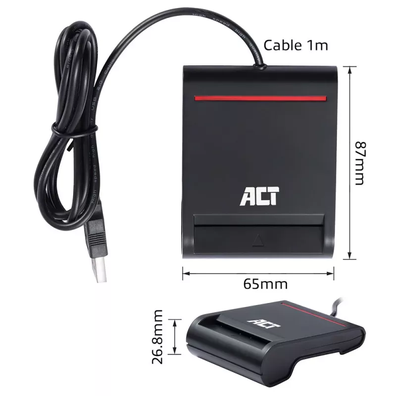 Išmaniųjų kortelių skaitytuvas ACT AC6015