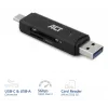 Card Reader ACT USB-C/USB-A 3.0 Juoda