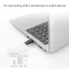 USB-A patinas į USB-C patelę adapteris ACT AC7376 juodas