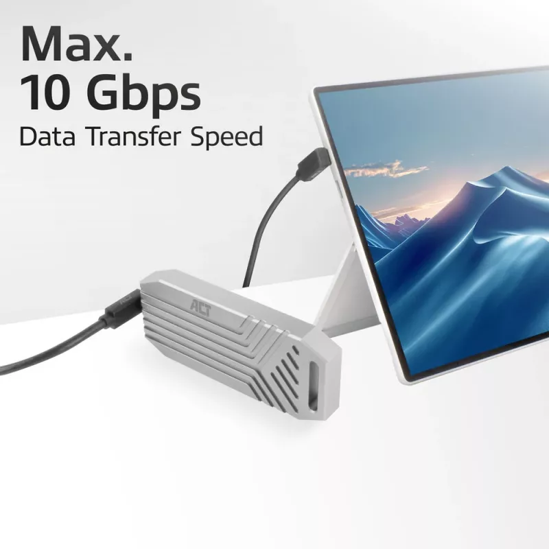 ACT USB 3.0 10Gbps 60W USB Type-C (aukštyn/žemyn kampuotas) į USB Type-C (aukštyn/žemyn kampuotas) laidas, 1 metras