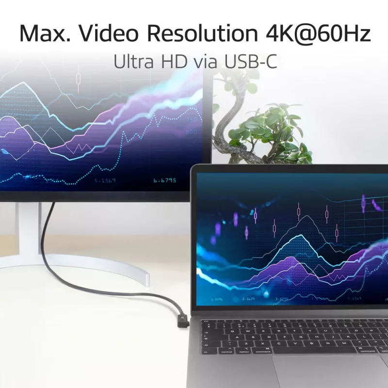 ACT USB 3.0 10Gbps 60W USB Type-C® (kairėn/dešinėn kampuotas) į USB Type-C® (kairėn/dešinėn kampuotas) laidas, 2 metrai
