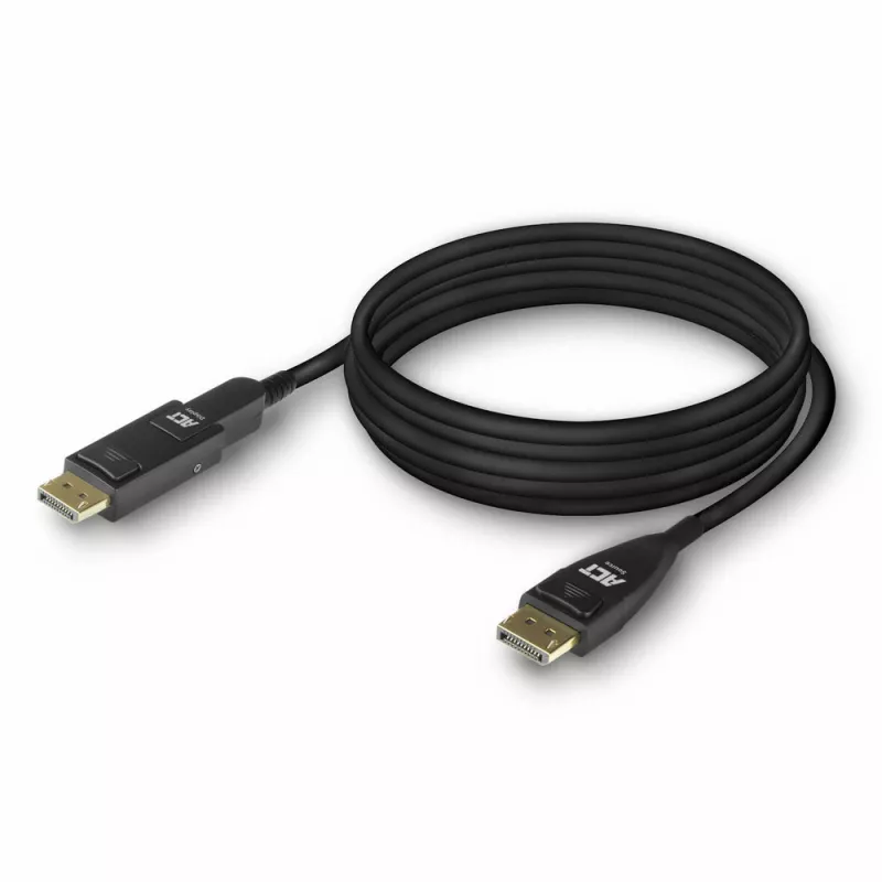 ACT 15 m DisplayPort 1.4 aktyvus optinis kabelis 8K su nuimama jungtimi