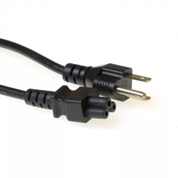 Maitinimo laidas ACT Powercord USA plug - C5 juodas 1.8 m