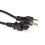 Maitinimo laidas ACT Powercord USA plug - C5 juodas 1.8 m