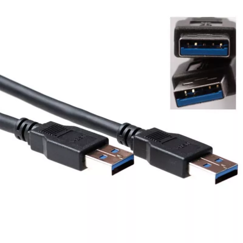 USB 3.0 A patinas – USB A patinas 5,00 m, ACT, SB0002