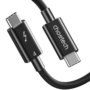 USB-C į USB-C Thunderbolt 4 laidas CHOETECH — 40 Gbps, 100 W įkrovimas