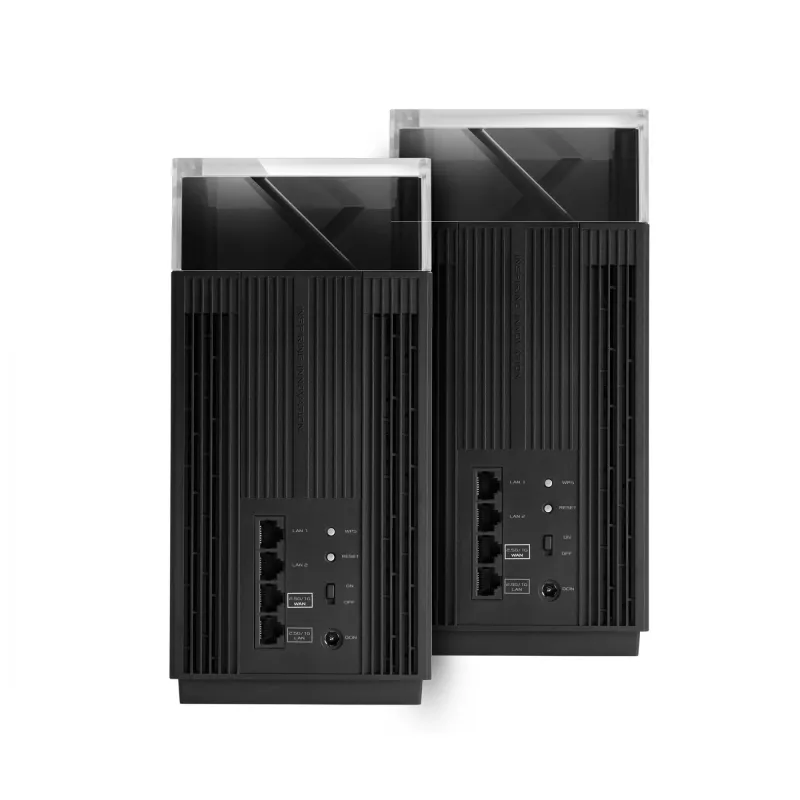 ASUS ZenWiFi Pro XT12(2-PK) Tri-band (2,4 GHz / 5 GHz / 5 GHz) Wi-Fi 6 (802.11ax) Juoda 4 Internal