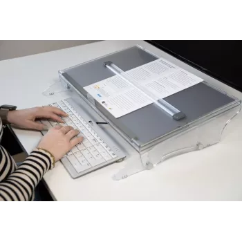 BakkerElkhuizen FlexDesk 640 su ComfortRead reguliuojamo aukščio stovas
