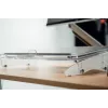 BakkerElkhuizen FlexDesk 640 su ComfortRead reguliuojamo aukščio stovas