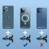 Magnetinis automobilinio telefono laikiklis CHOETECH, skirtas iPhone 12, tvirtinamas ant prietaisų skydelio / ventiliacijos grotelių, kompaktiškas laikiklis