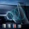 Magnetinis automobilinio telefono laikiklis CHOETECH, skirtas iPhone 12, tvirtinamas ant prietaisų skydelio / ventiliacijos grotelių, kompaktiškas laikiklis