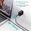 USB laidas Choetech CC0002 USB 2.0 1 m USB C juodas