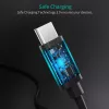 USB laidas Choetech CC0002 USB 2.0 1 m USB C juodas