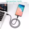 USB laidas Choetech CC0002 USB 2.0 1 m USB C juodas