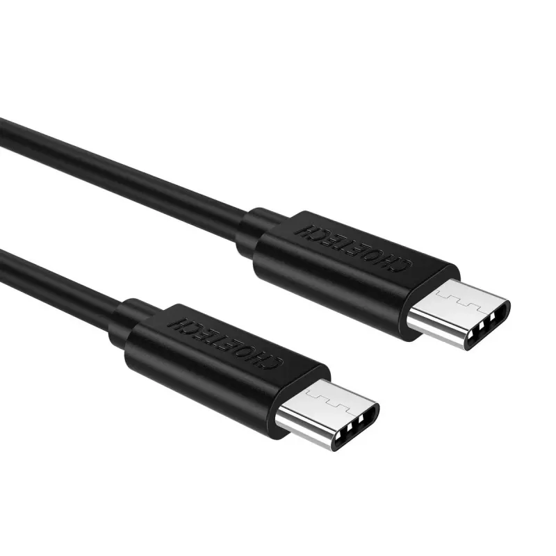 USB laidas Choetech CC0002 USB 2.0 1 m USB C juodas
