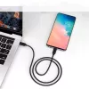 USB Type-C į Type-C kabelis CHOETECH CC0004-V2, 3 m, PD 20W, juodas