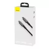 Laidas Baseus Tungsten Gold 2 m juodas Lightning USB C